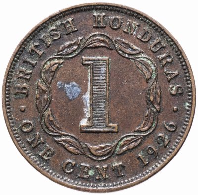 купить Британский Гондурас 1 цент (cent) 1926