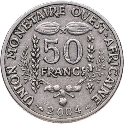 купить Западная Африка (BCEAO) 50 франков (francs) 2004