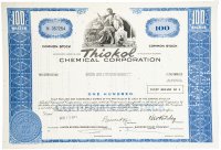 купить Акция США Thikol CHEMICAL CORPORATION (Delaware), 1970-1971 гг.