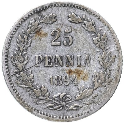 купить 25 пенни (pennia) 1894 L