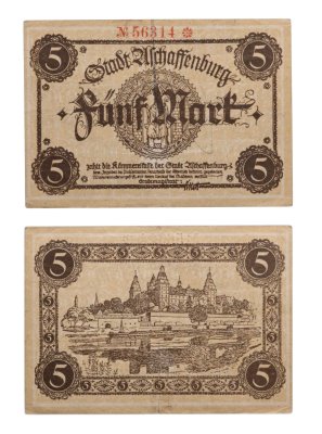 купить Германия 5 марок 1920