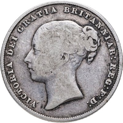 купить Великобритания 1 шиллинг (shilling) 1858