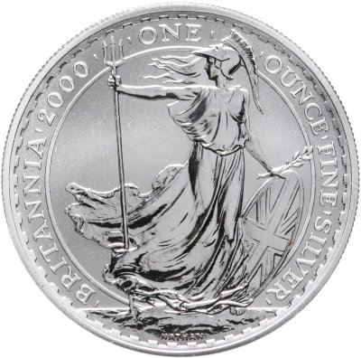 купить Великобритания 2 фунта (pounds) 2000 UNC "Britannia (Стоящая Британия)"