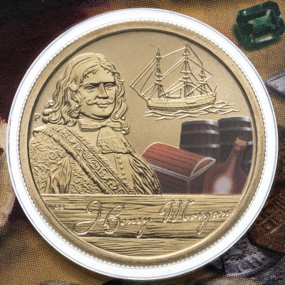 купить Тувалу 1 доллар 2011 "Пираты - Генри Морган"
