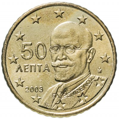 купить Греция 50 евро центов 2003