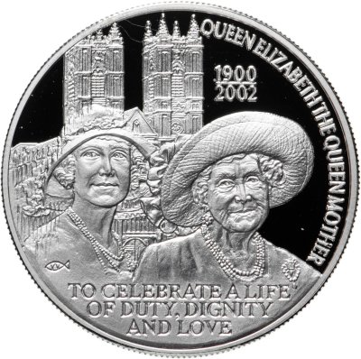 купить Фолклендские острова 50 пенсов (pence) 2002 Елизавета II и Королева Мать