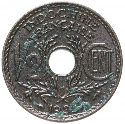купить Французский Индокитай 1/2 сантима (centime) 1935