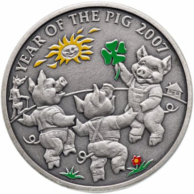 купить Ниуэ 1 доллар (dollar) 2006 "Китайский календарь - Год свиньи"
