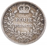 купить Британская Гвиана 4 пенса 1939