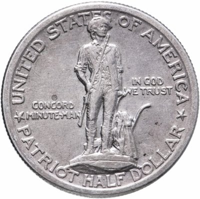 купить США 50 центов (1/2 доллара, half dollar) 1925 "150 лет Сражениям при Лексингтоне и Конкорде"