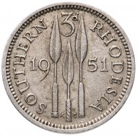 купить Южная Родезия 3 пенса (pence) 1951