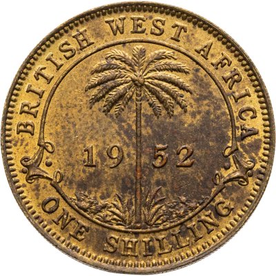 купить Британская Западная Африка 1 шиллинг (shilling) 1952 H