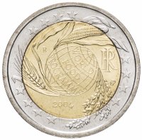 купить Италия 2 евро 2004 "50 лет Всемирной Продовольственной программы Италия"
