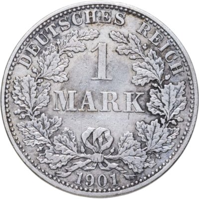 купить Германия 1 марка (mark) 1901 A знак монетного двора: "A" - Берлин