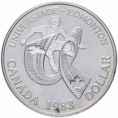 купить Канада 1 доллар (dollar) 1983 XII Универсиада в Эдмонтоне