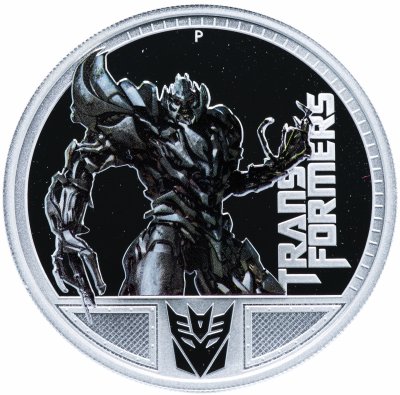 купить Тувалу 1 доллар 2009 "Трансформеры"
