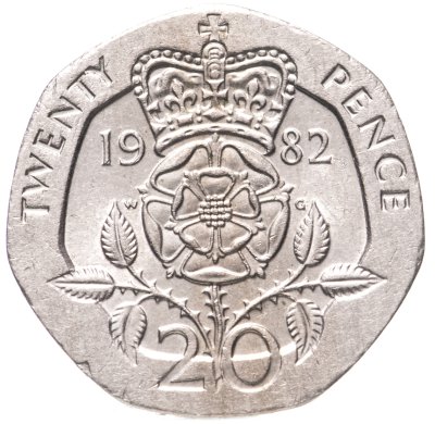 купить Великобритания 20 пенсов (pence) 1982