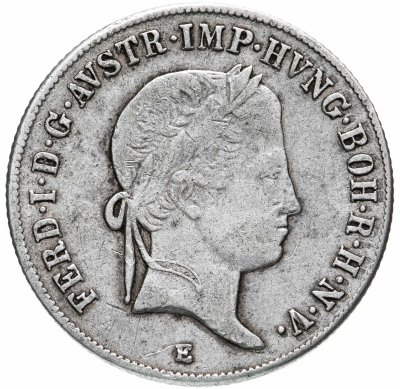 купить Австрия 20 крейцеров (kreuzer) 1838 E знак монетного двора "E" - Карлсбург