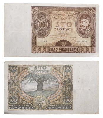 купить Польша 100 злотых 1934 год