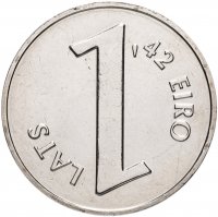 Купить Латвия 1 лат 2013 "Паритет"