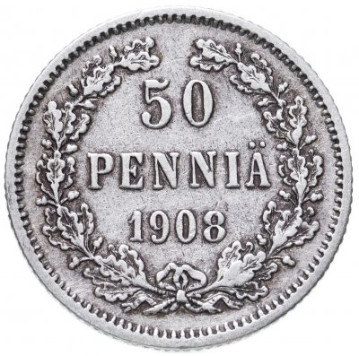 купить 50 пенни (pennia) 1908 L