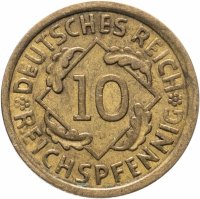 купить Германия 10 рейхспфеннигов 1924-1936 случайный монетный двор