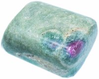 купить Корунд с фукситом (Индия), галтовка 2-2,5 см