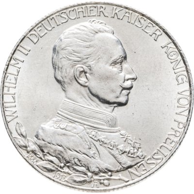 купить Германская империя (Пруссия) 2 марки 1913 "25 лет правления Вильгельма II"