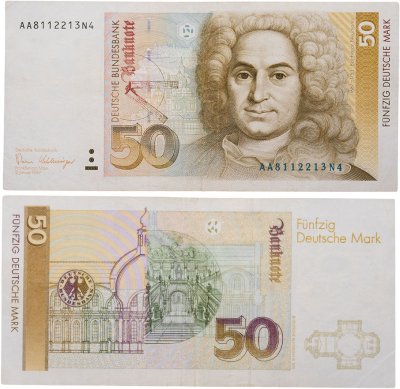 купить Германия ФРГ 50 марок 1989