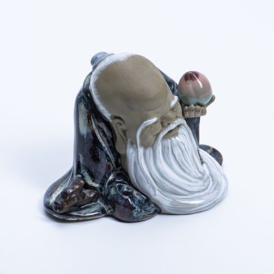 купить Статуэтка "Шоу-син" (Бог долголетия), керамика, глазурь, Китай, 1990-2000 гг.
