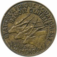 Купить Французская Экваториальная Африка 10 франков (franc) 1962 Камерун