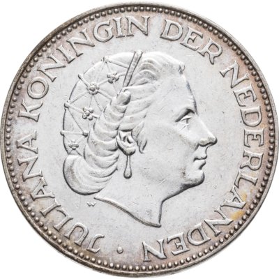купить Нидерланды 2 1/2 гульдена (gulden) 1959