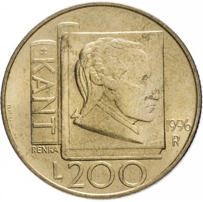 купить Сан-Марино 200 лир 1996 "Иммануил Кант"