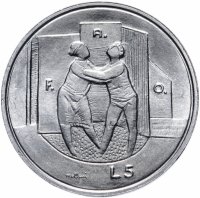 купить Сан-Марино 5 лир 1976 "Республика"