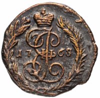 купить полушка 1768 года ЕМ