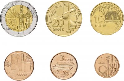 купить Азербайджан набор монет 2006 (6 штук)