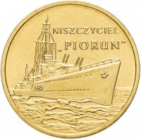 купить Польша 2 злотых 2012 "Эсминец Гром (Niszczyciel «Piorun»)"