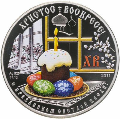 купить Конго 1000 франков 2011 «Пасха»