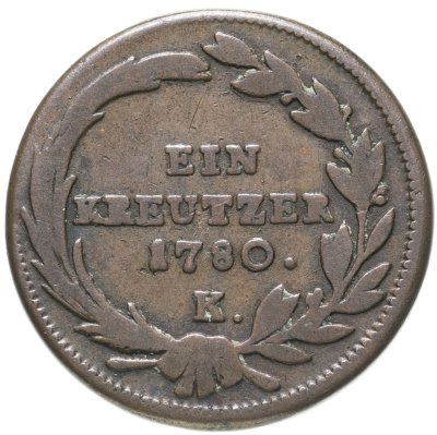 купить Австрия 1 крейцер 1780 "Мария Терезия"