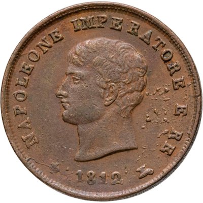 купить Наполеоновская Италия 3 чентезимо 1812
