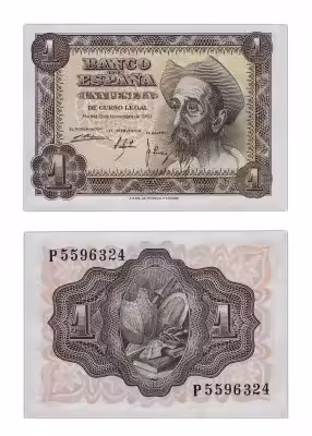 купить Испания 1 песета 1951 (Pick 139a)