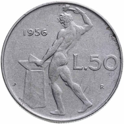 купить Италия 50 лир 1956