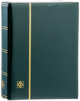 купить Альбом для марок (кляссер) серии COMFORT DELUXE LSP4/32AM формата А4 с 64 стр. из черного картона (341942) зеленый