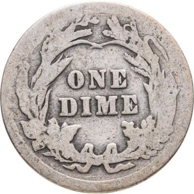 купить США 10 центов (дайм, one dime) 1912 Barber Dime Без отметки монетного двора