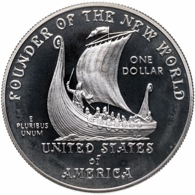 купить США 1 доллар (dollar) 2000 "Лейф Эрикссон", знак монетного двора: "P" - Филадельфия