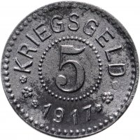 купить Германия, Франкфурт-на-Одере 5 пфенниг 1917