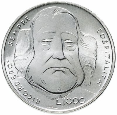 купить Сан-Марино 1000 лир (lire) 1982 "100 лет со дня смерти Джузеппе Гарибальди"