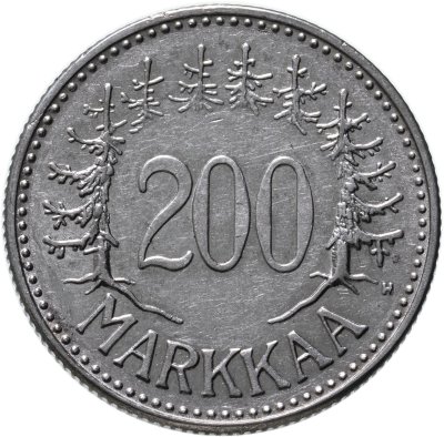 купить Финляндия 200 марок (markkaa) 1957