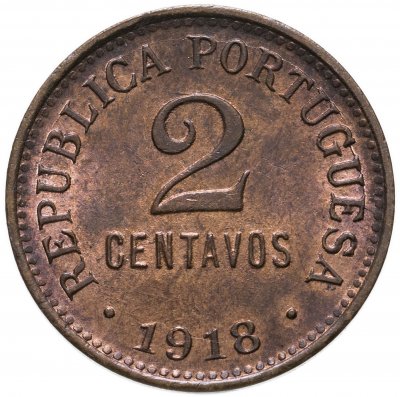 купить Португалия 2 сентаво (centavos) 1918