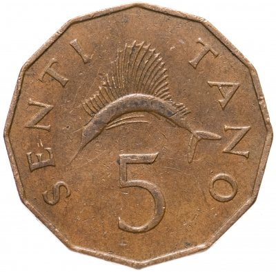 купить Танзания 5 центов (cents) 1966-1984, случайная дата